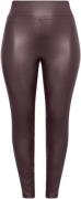 Wasabiconcept Curvy Watam 3 Bukser Bordeaux Kvinde 4975 Wine Leggings ...