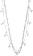 Pilgrim Riko Recycled Necklaces, 2in-1 set, Silver-plated one size - H...