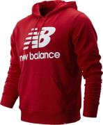 New Balance Essentials Stacked Logo Haettetroje XS - Hættetrøjer Bomul...