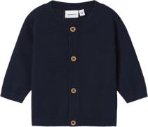 Name It Nbmrasomme LS Knit Card Str 68 - Blå Cardigans hos Magasin