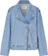 Modström Ibenmd Jacket Kvinde 80s Blue Wash Denimjakker Str L - hos Ma...