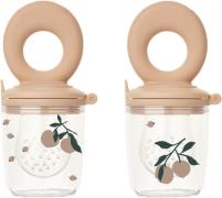 Liewood Miranda Printed Food Feeder 2pack ONE SIZE - Kopper hos Magasi...