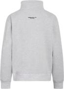 Grunt Grnor Half Zip Sweat Str S/10Y - Snow Melange Strik hos Magasin