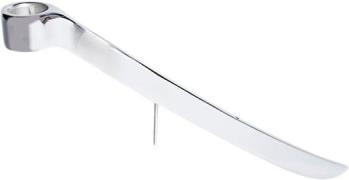 Uyuni Lightarch Candle Holder 1 arm Taper, Chrome 28 x 17 CM Chrome - ...