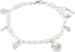 Pilgrim Intent Pearl Bracelet Silverplated one size - Kædearmbånd Med ...