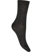 Punto Blanco 100% Ribbed Wool Socks Ankelstrømper - Merino hos Magasin