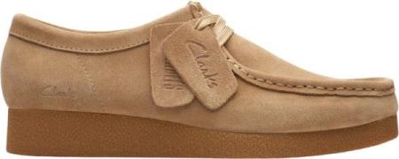 Clarks Originals Wallabeeevosh D Kvinde Dark Sand Suede Snøresko Str 4...