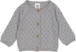 Müsli by Green Cotton Knit Pointelle Cardigan Baby Str 98 - Jasmin Blu...