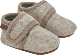 En Fant Baby Wool Slippers Sand Melange Hjemmesko Str 23\24 - Uld hos ...