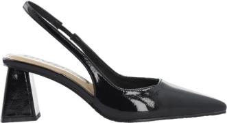 Bianco Biamaralyn Slingback Patent Kvinde Black Slingbacks Str 40 - ho...