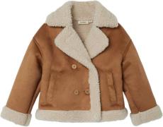 Lil' Atelier Nmnnolo Oversized Jacket LIL Str 122/128 - Petrified Oak ...