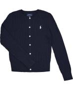 Polo Ralph Lauren Minicable Cotton Cardigan Str S Drenge - Blå Cardiga...