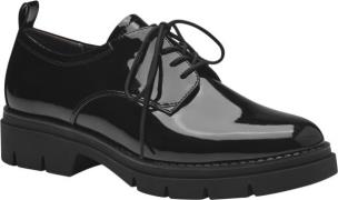 Tamaris 123302-41 Kvinde Black Patent Snøresko Str 40 - hos Magasin