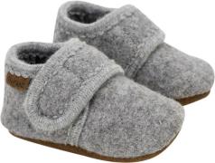 En Fant Baby Wool Slippers Grey Melange Hjemmesko Str 23\24 - Uld hos ...