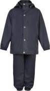 En Fant Rainwear Set Solid Str 98 - Blue Night Regntøj hos Magasin