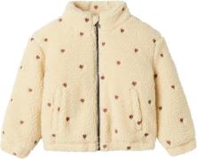 Lil' Atelier Nmfnalo Sherpa Loose Jacket LIL Str 122/128 - Sandshell/e...