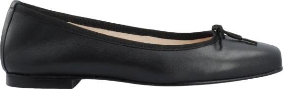 Bianco Biaemily Karré Ballerina Smooth Leather Kvinde Black Ballerinae...