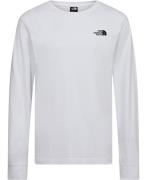 The North Face M L/S Easy TEE TNF White Mand Hvid Langærmede T-shirts ...