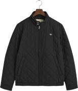 Gant Quilted Windcheater Mand Black Termojakker Str L - hos Magasin