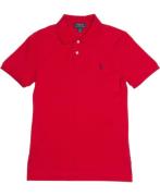 Polo Ralph Lauren Custom Fit Cotton Mesh Polo Str L Drenge - Rød Poloe...