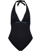 Tommy Hilfiger Halter ONE Piece RP EXT Sizes Badedragter Str L - hos M...