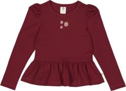 Müsli by Green Cotton Apple Print l/s T Str 110 - Cabernet Bluser Bomu...