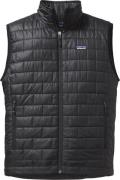 Patagonia PAT M Nano Puff Vest, Black Mand Sort Veste Str L - hos Maga...