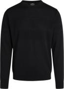 Mads Nørgaard - Copenhagen Merino Wool Klap Knit Mand Sort Sweaters St...