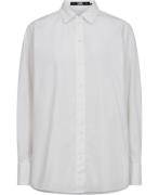 Karl Lagerfeld Signature Tunic Shirt Kvinde White Tunikaer Str 36 - ho...