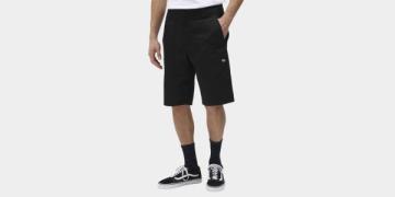 Dickies Funkley Short Black Mand Black Chino Shorts Str 29 - hos Magas...