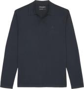 Marc O’Polo Polo Pullover Longsleeve Mand Dark Navy Langærmede Poloer ...