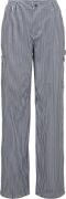 Sofie Schnoor Trousers Kvinde Dark Blue Striped Cargo Bukser Str L - h...