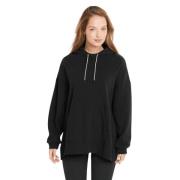 Puma Infuse Hoodie Kvinde Puma Black Hættetrøjer Str L - Bomuld hos Ma...