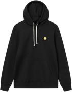 Wood Wood Ian Hoodie Gots Mand Black Hoodies Str S - Bomuld hos Magasi...