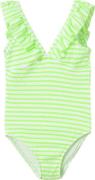 Name It Nkfzaley Swimsuit Str 134/140 - Green Gecko/jet Stream Badedra...