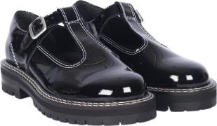 ANGULUS Chunky Maryjane Kvinde 2320 Black Loafers Str 39 - Læder hos M...