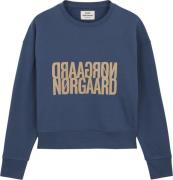 Mads Nørgaard - Copenhagen Organic Sweat Tilvina Sweatshirt Kvinde Blå...