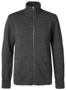 Mads Nørgaard - Copenhagen 100% Wool Klemens Zip Cardigan Mand Grå Swe...