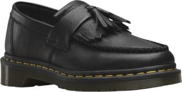 Dr. Martens Adrian Black Virginia Kvinde Black Loafers Str 40 - Læder ...