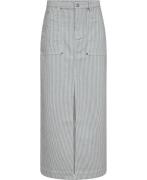 Magasin Trille 14G Kvinde Blue Steel / Star White Stripe Maxi Nederdel...