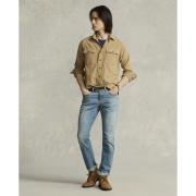 Polo Ralph Lauren Classic Fit Twill Workshirt Mand Cafe Tan Overshirts...