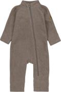 Mikk-Line Cotton Fleece Baby Suit Str 92 - Melange Denver Køredragter ...