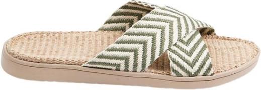 Lovelies Formentera Sandal - Jute Sole & Natural Bast Straps Kvinde Fo...