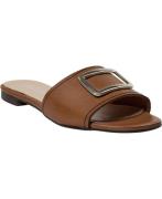 Shoe Biz Austin Kvinde Cognac Flade Sandaler Str 40 - hos Magasin