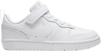 Nike Court Borough 2 Sneakers Hvid Sneakers Str 33 - Læder hos Magasin