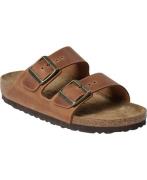 Birkenstock Arizona Leoi Cognac Kvinde Cognac Flade Sandaler Str 41 - ...