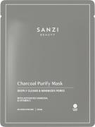 Sanzi Beauty Charcoal Purify Mask 25 ml - Ansigtsmaske hos Magasin