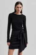 Second Female Festive Skirt Kvinde Black Korte Nederdele Str L - hos M...