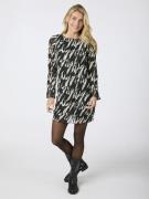 Neo Noir Luni Distressed Zebra Dress Kvinde Black Korte Kjoler Str 40 ...