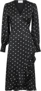 Neo Noir Eva Retro Dot Dress Kvinde Black Maxi Kjoler Str 40 - hos Mag...